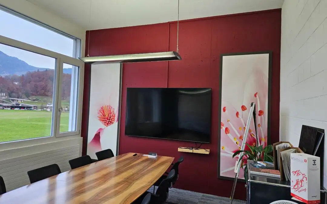 Akustische Optimierung Sitzungszimmer Abächerli Medien Sarnen